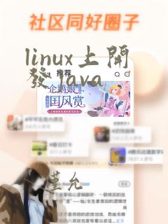 linux上开发java