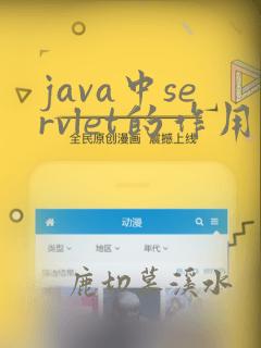 java中servlet的作用