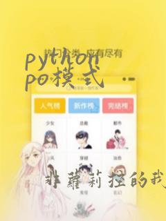 python po模式