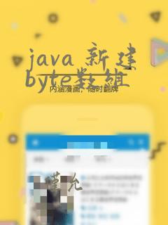 java 新建byte数组