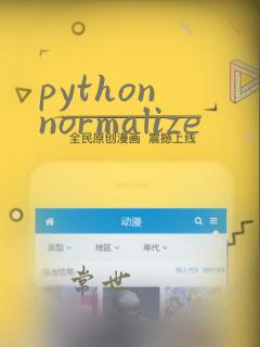 python normalize