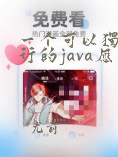 一个可以独立运行的java应用程序()
