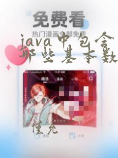 java中包含哪些基本数据类型