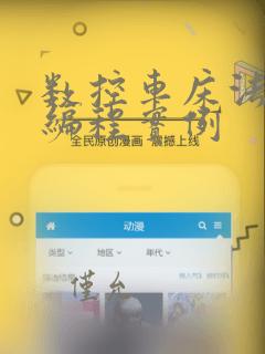 数控车床法兰克编程实例