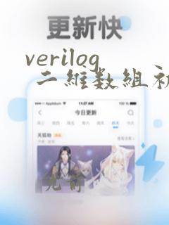 verilog 二维数组初始化