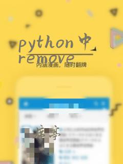 python中remove