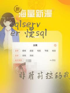 sqlserver 慢sql