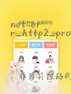 net::err_http2_protocol_error 翻译