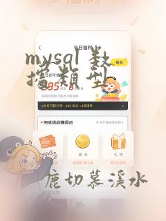 mysql 数据类型
