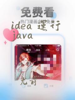idea 运行java