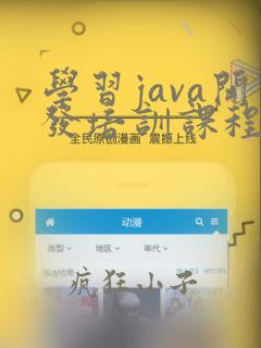 学习java开发培训课程