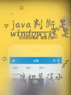 java判断是windows还是linux