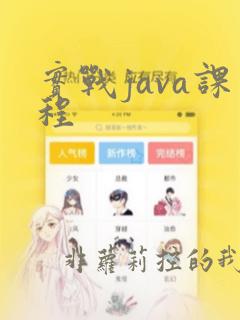 实战java课程