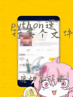 python运行某个文件