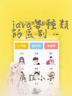 java各种类的区别