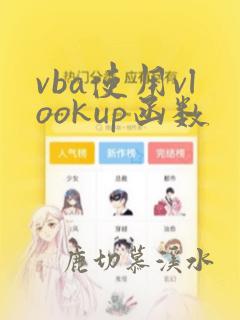 vba使用vlookup函数