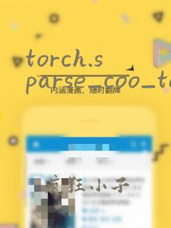 torch.sparse_coo_tensor
