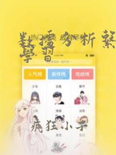数据分析系统的学习