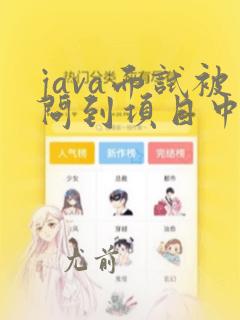 java面试被问到项目中难点