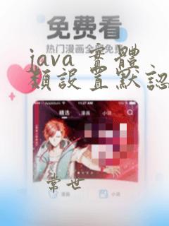 java 实体类设置默认值