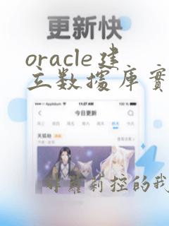 oracle建立数据库实例
