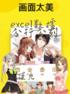 excel数据分行分列