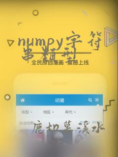numpy字符串类型