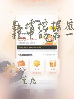 数据挖掘应用流程中的第一步是