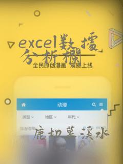 excel数据分析栏