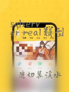 sqlserver real类型