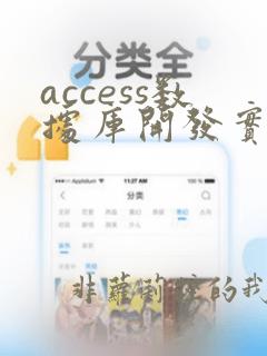 access数据库开发实例