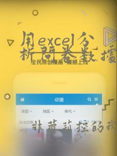 用excel分析问卷数据