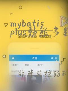 mybatisplus动态多数据源