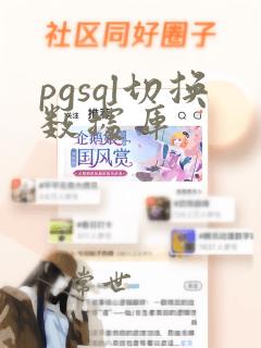 pgsql切换数据库