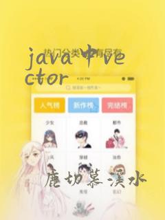 java中vector