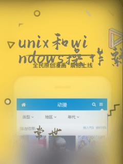 unix和windows操作系统