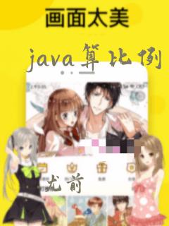 java算比例