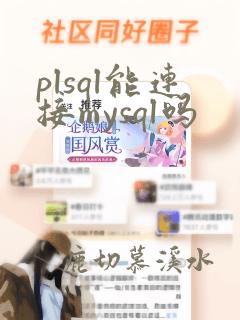 plsql能连接mysql吗