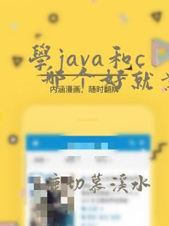 学java和c  哪个好就业