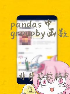 pandas中groupby函数的参数
