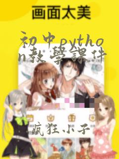 初中python教学课件