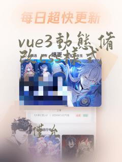 vue3动态修改css样式