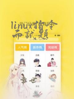 linux指令面试题