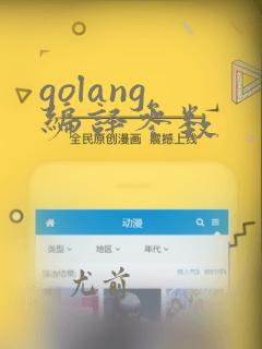 golang 编译参数
