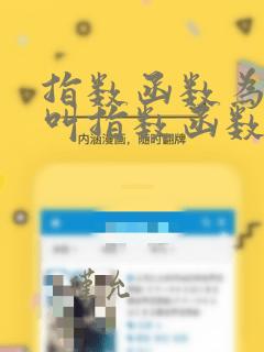 指数函数为什么叫指数函数