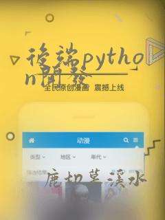 后端python开发