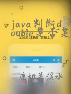 java判断double是否是整数