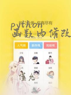 python 函数内修改全局变量