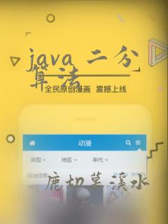java 二分算法