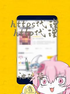 https代理 http代理
